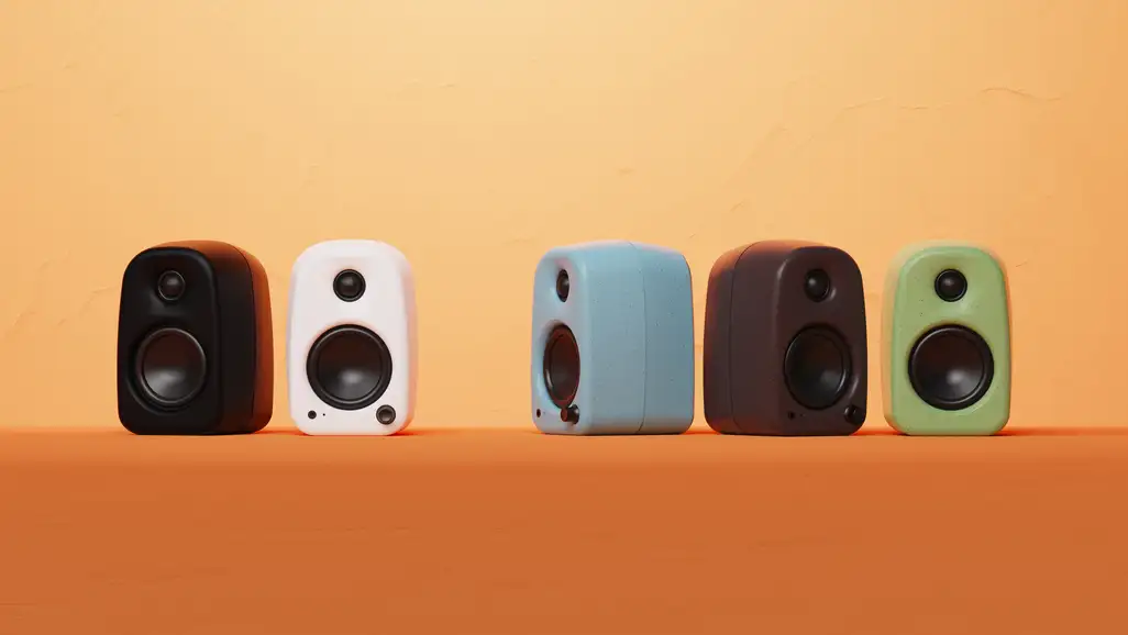 Kanto Uki – Compact Powered Desktop Speakers (100W)