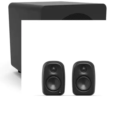 [Zestaw] Kanto SUB8 subwoofer + Kanto Uki – Compact Powered Desktop Speakers (100W)