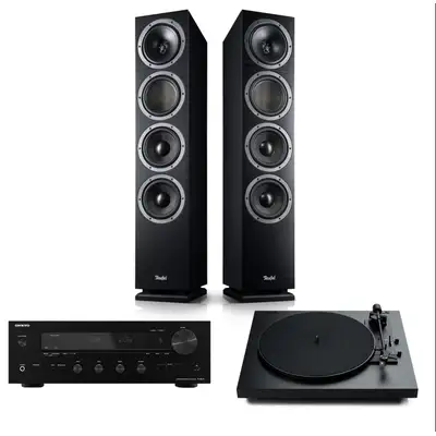 Teufel Theater 500 + Onkyo TX-8470 + Pro-Ject A 1.2 - gramofon półautomatyczny