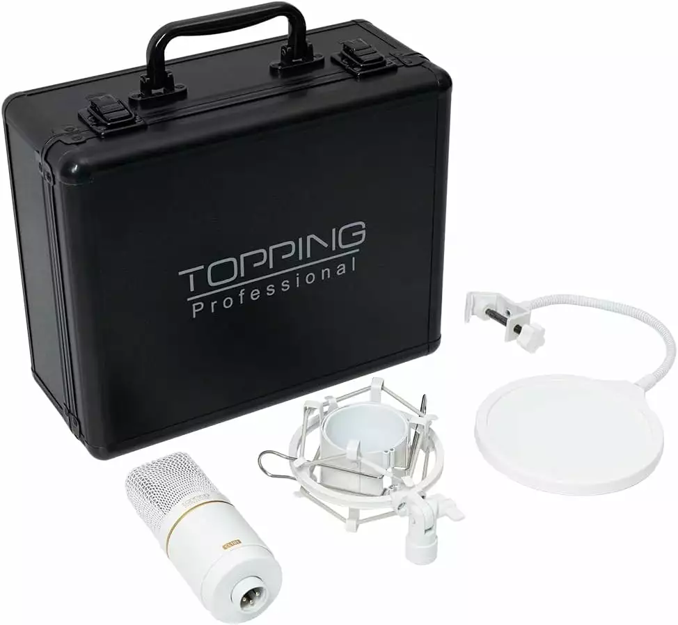 TOPPING CL101–Professional Large-Diaphragm Studio Condenser Microphone